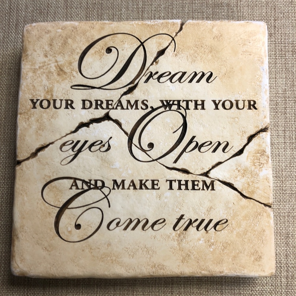 Hand painted cast wall art